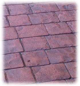 Stamped concrete