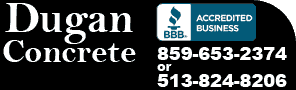 Dugan Concrete stamped concrete in Greater Cincinnati